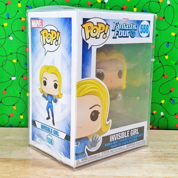 Funko PoP Marvel Fantastic Four Invisible Girl #558 Vinyl Figure + Protector New - Picture 2 of 10